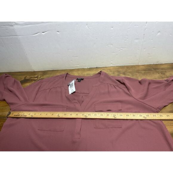 Torrid Women’s Plus Size 1X Harper Pullover 3/4 Sleeve Blouse - Wild Ginger - Picture 9 of 12